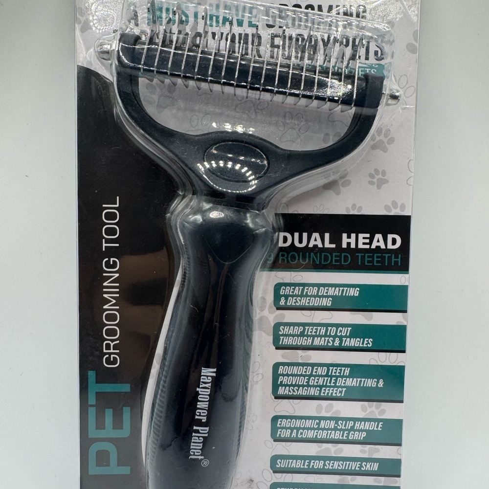 Black Pet Grooming Tool